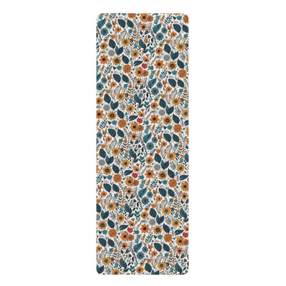 Floral Yoga Mat for Optimal Balance and Style - 24” x 68” Home Decor