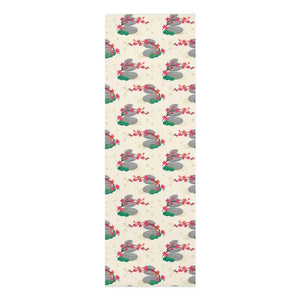 Foam Yoga Mat - Floral Zen Blossom Pattern - Dipaliz - 24” x 72” - & Pilates Mats