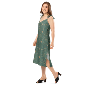Emerald Green Midi – Built-in Bra Support - Dipaliz - Dresses - Xs