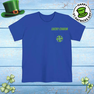 Soft Cotton Unisex Pocket Tee St Patricks Day Dipaliz - T-shirts