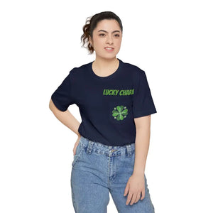 Unisex Pocket Tee - Lucky Irish Charm Style - Dipaliz - T-shirts