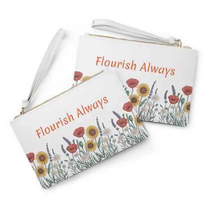 Flourish On-the-go Saffiano Clutch: Style Meets Function - one Size Bags