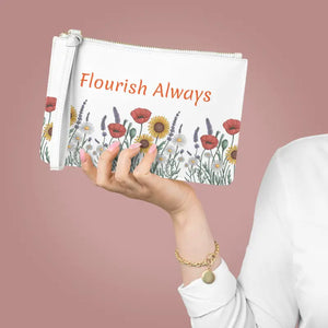 Chic Clutch Bag Saffiano Pattern Finish Flourish Style - Dipaliz - one Size - Bags