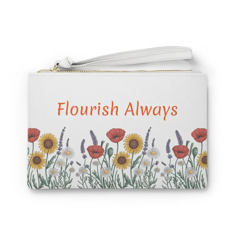 Flourish On-the-go Saffiano Clutch: Style Meets Function - one Size Bags