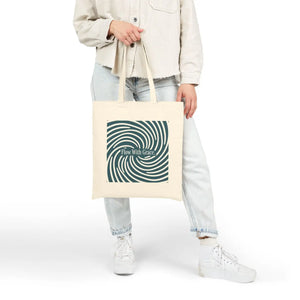Abstract Canvas Tote Bag - Durable Cotton - Dipaliz - Bags