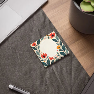 Vibrant Flower Border Sticky Notes Spark Dazzling Ideas Dipaliz