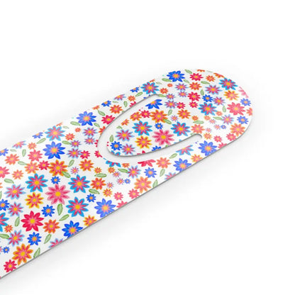 Floral Aluminum Bookmark: a Must-have for Book Enthusiasts! - one Size / White Accessories