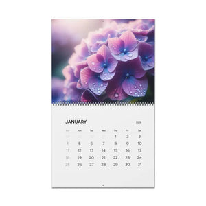 Flower Closeups Calendar 2026 - Vibrant Wall Planner - Dipaliz - 14’’ x 11.5’’ / Glossy - Calendars