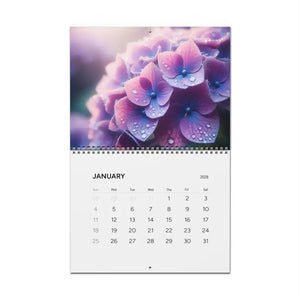 Flower Closeups Calendar 2026 - Vibrant Wall Planner - Dipaliz - Calendars