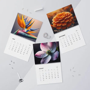 Flower Closeups Calendar 2026 - Vibrant Wall Planner - Dipaliz - Calendars