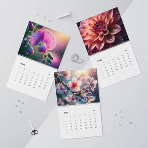 Flower Closeups Calendar 2026 - Vibrant Wall Planner - Dipaliz - Calendars
