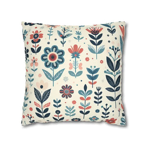 Flower Garden Decorative Pillowcase Cozy Floral Design - Dipaliz - 18’’ × - Pillowcases & Shams