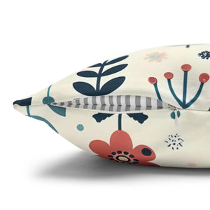 Flower Garden Decorative Pillowcase – Spun Polyester - Dipaliz - Chair & Sofa Cushion Covers