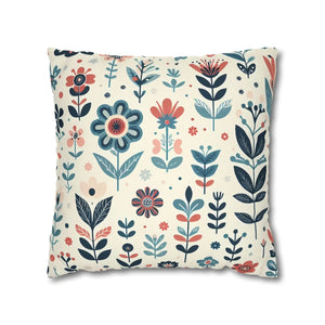 Flower Garden Decorative Pillowcase – Spun Polyester - Dipaliz - Chair & Sofa Cushion Covers
