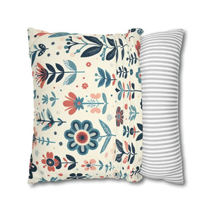 Flower Garden Decorative Pillowcase – Spun Polyester - Dipaliz - Chair & Sofa Cushion Covers