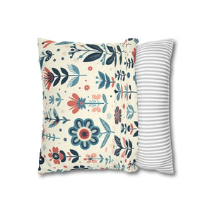 Flower Garden Decorative Pillowcase – Spun Polyester - Dipaliz - Chair & Sofa Cushion Covers