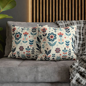 Flower Garden Decorative Pillowcase – Spun Polyester - Dipaliz - Chair & Sofa Cushion Covers