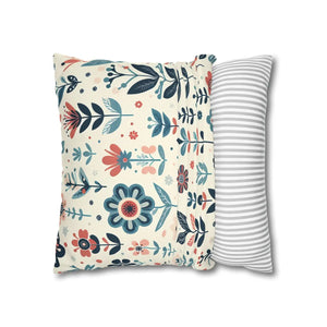 Flower Garden Decorative Pillowcase – Spun Polyester - Dipaliz - Chair & Sofa Cushion Covers