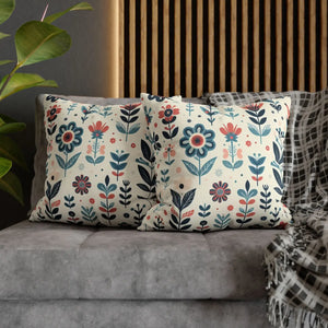 Flower Garden Decorative Pillowcase – Spun Polyester - Dipaliz - Chair & Sofa Cushion Covers