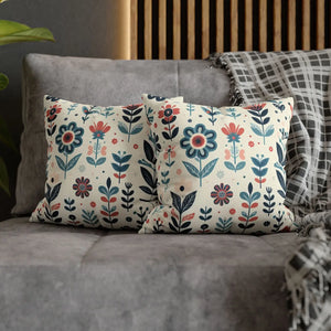 Flower Garden Decorative Pillowcase – Spun Polyester - Dipaliz - Chair & Sofa Cushion Covers