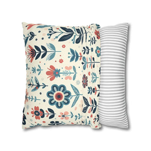 Flower Garden Decorative Pillowcase – Spun Polyester - Dipaliz - Chair & Sofa Cushion Covers