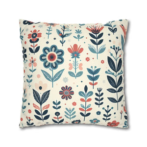 Flower Garden Decorative Pillowcase – Spun Polyester - Dipaliz - Chair & Sofa Cushion Covers