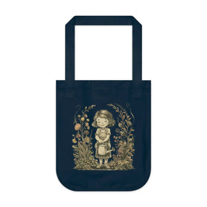Vibrant Eco Friendly Tote - Flower Girl Organic Cotton - Dipaliz - Bags