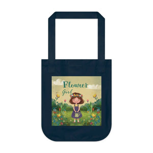Floral Canvas Tote Bag - Organic Cotton Daily use - Dipaliz - Bags