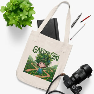 Leafy Organic Canvas Tote Bag - Garden Style Cotton - Dipaliz - Bags