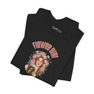 Soft Cotton Music Lover Tee - Flower Girl Design - Dipaliz - T-shirts