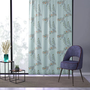 Stylish Leaves Pattern Window Curtains - 50x84 Polyester - Dipaliz