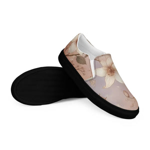 Vibrant Women’s Slip-on Canvas Shoes - Pastel Floral - Dipaliz - Sneakers