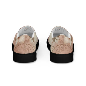 Vibrant Women’s Slip-on Canvas Shoes - Pastel Floral - Dipaliz - Sneakers