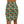 Women’s Mini Skirt Flower Pattern Stretchy Green - Dipaliz - Skirts