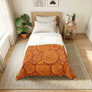 Floral Cotton Comforter Flower Pattern Eco-friendly - Dipaliz - Home Decor