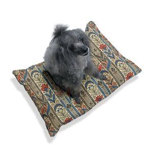 Cotton Pet Bed - Flower Pattern Furry Comfort - Dipaliz - Beds
