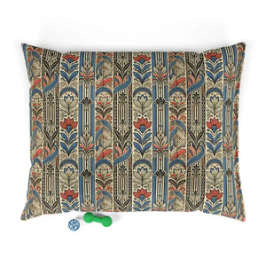 Cotton Pet Bed - Flower Pattern Furry Comfort - Dipaliz - 50’’ × 40’’ - Beds