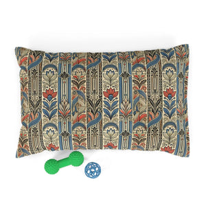 Flower Pattern Cotton Pet Bed - Furry Comfort - Dipaliz - Beds