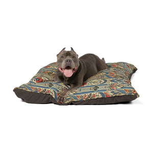 Flower Pattern Cotton Pet Bed - Furry Comfort - Dipaliz - Beds
