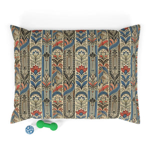 Flower Pattern Cotton Pet Bed - Furry Comfort - Dipaliz - Beds