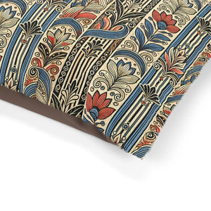 Flower Pattern Cotton Pet Bed - Furry Comfort - Dipaliz - Beds