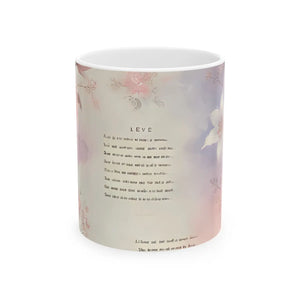 Charming Ceramic Mug - Floral Style Durable White - Dipaliz - Mugs