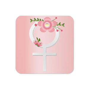 Pink Flowers Heat Resistant Coaster - Chic Table Protection - Dipaliz - Coasters