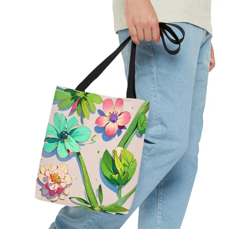 Flower Power Tote: Steal the Style Spotlight! - Small Bags