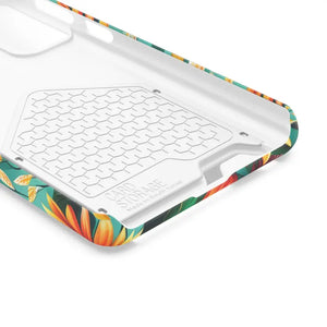 Phone Case with Vibrant Flowers and Card Holder - Dipaliz - Mobile Cases