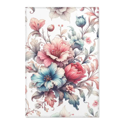 Vibrant Watercolor Floral Area Rug for Home Elegance - 24’’ × 36’’ Decor