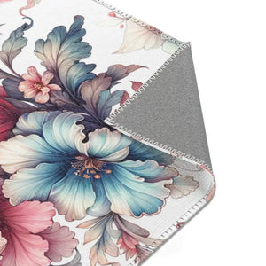 Watercolor Flowers Area Rugs Transform your Space Into Art Dipaliz
