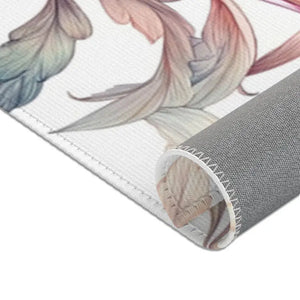 Watercolor Flowers Area Rugs Transform your Space Into Art Dipaliz