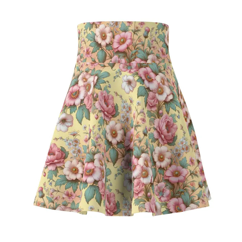 Enchanting Floral Skater Skirt: Chic & Comfy Style for Women - Dresses