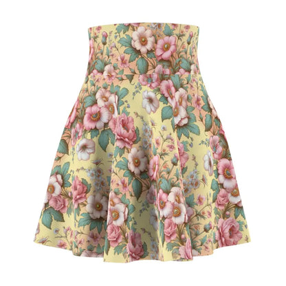 Enchanting Floral Skater Skirt: Chic & Comfy Style for Women - Dresses